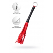 Красно-черный флоггер Anonymo - 28 см. - ToyFa - купить с доставкой в Ноябрьске