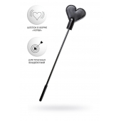 Черный стек со шлепком в форме сердца Anonymo - 35 см. - ToyFa - купить с доставкой в Ноябрьске