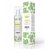 Разогревающее массажное масло Gourmet Spearmint Organic с органическими ингредиентами - 50 мл. - Exsens - купить с доставкой в Ноябрьске