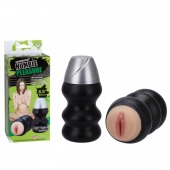 Мастурбатор-вагина в пластиковой колбе HUMBLE PLEASURE - NMC - в Ноябрьске купить с доставкой