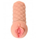 Телесный мастурбатор-вагина Elegance.002 с вибрацией - KOKOS - в Ноябрьске купить с доставкой