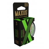 Презервативы в пластиковом кейсе MAXUS AIR Mixed - 3 шт. - Maxus - купить с доставкой в Ноябрьске