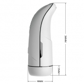 Вибромастурбатор Marissa с функцией нагрева и подвижным язычком - Baile - в Ноябрьске купить с доставкой