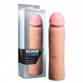 Телесная фаллическая насадка на пенис Magnum Xtender - 23 см. - Blush Novelties - в Ноябрьске купить с доставкой