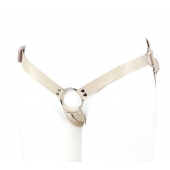 Универсальный пояс с кольцом и реалистичной насадкой - 18 см. - LOVETOY (А-Полимер) - купить с доставкой в Ноябрьске