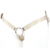 Телесный поясной фаллоимитатор - 22 см. - LOVETOY (А-Полимер) - купить с доставкой в Ноябрьске