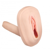 Мастурбатор-вагина с вибрацией и выносным пультом управления REALSTUFF SMOOTH   BALD - Dream Toys - в Ноябрьске купить с доставкой