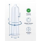 Презервативы MY.SIZE размер 47 - 3 шт. - My.Size - купить с доставкой в Ноябрьске
