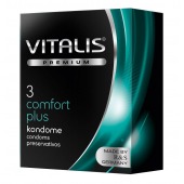 Контурные презервативы VITALIS PREMIUM comfort plus - 3 шт. - Vitalis - купить с доставкой в Ноябрьске