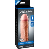 Телесная насадка Perfect 1  Extension - 17,7 см. - Pipedream - в Ноябрьске купить с доставкой