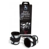 Серо-черные наручники Totally His - Fifty Shades of Grey - купить с доставкой в Ноябрьске