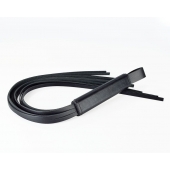 Черная кожаная плеть  Клео  - 60 см. - Sitabella - купить с доставкой в Ноябрьске