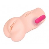 Телесный вибромастурбатор-вагина Dream Auto - KOKOS - в Ноябрьске купить с доставкой