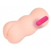 Телесный вибромастурбатор-анус TONGGGO 2 Auto - KOKOS - в Ноябрьске купить с доставкой