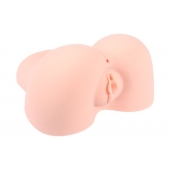 Вибрирующий мастурбатор-полуторс Olivia Say: вагина и анус - KOKOS - в Ноябрьске купить с доставкой