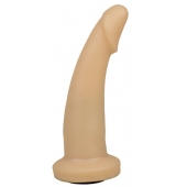 Телесная гладкая насадка Harness - 14,7 см. - LOVETOY (А-Полимер) - купить с доставкой в Ноябрьске