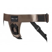Бронзовый пояс для насадок Curious Harness - Strap-on-me - купить с доставкой в Ноябрьске