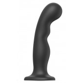 Черная насадка Strap-On-Me Dildo Plug P G size XXL - Strap-on-me - купить с доставкой в Ноябрьске