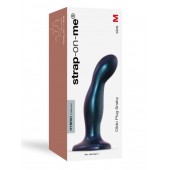 Темно-синяя насадка Strap-On-Me Dildo Plug Snaky size M - Strap-on-me - купить с доставкой в Ноябрьске