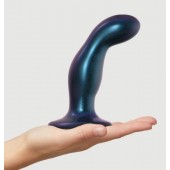 Темно-синяя насадка Strap-On-Me Dildo Plug Snaky size M - Strap-on-me - купить с доставкой в Ноябрьске