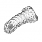 Насадка-удлинитель с пупырышками, усиками и вибропулькой - Baile - в Ноябрьске купить с доставкой