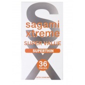 Ультратонкие презервативы Sagami Xtreme Superthin - 36 шт. - Sagami - купить с доставкой в Ноябрьске