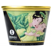Массажная свеча Exotic Green Tea с ароматом зелёного чая - 170 мл. - Shunga - купить с доставкой в Ноябрьске