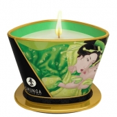 Массажная свеча Exotic Green Tea с ароматом зелёного чая - 170 мл. - Shunga - купить с доставкой в Ноябрьске