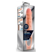 Телесная насадка на пенис 9 Inch Cock Sheath Extender - 22,2 см. - Blush Novelties - в Ноябрьске купить с доставкой