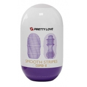 Сиреневый мастурбатор-яйцо Smooth Stripes - Baile - в Ноябрьске купить с доставкой