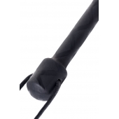 Чёрный стек с фигуркой леопарда на наконечнике - 21 см. - ToyFa - купить с доставкой в Ноябрьске