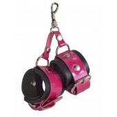 Розово-черный брелок  Наручники - Sitabella - купить с доставкой в Ноябрьске