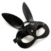 Черная маска  Зайка  с длинными ушками - Crazy Handmade - купить с доставкой в Ноябрьске