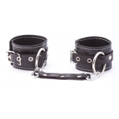 Кожаные двухслойные оковы с регулируемыми ремешками - Crazy Handmade - купить с доставкой в Ноябрьске