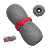 Серый эластичный мастурбатор с утяжкой - S-HANDE - в Ноябрьске купить с доставкой