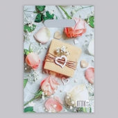 Полиэтиленовый пакет  Подарочек  с вырубной усиленной ручкой - 20 х 30 см. - Сима-Ленд - купить с доставкой в Ноябрьске