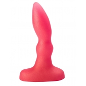 Розовая гелевая пробочка с каплевидным кончиком - 10 см. - LOVETOY (А-Полимер)