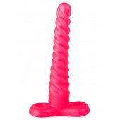 Спиралевидный гелевый плаг розового цвета - 15 см. - LOVETOY (А-Полимер)