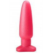 Гладкий розовый анальный плаг - 18,5 см. - LOVETOY (А-Полимер)