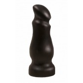 Чёрный массажёр простаты с приплюснутой головкой - 13 см. - LOVETOY (А-Полимер) - в Ноябрьске купить с доставкой
