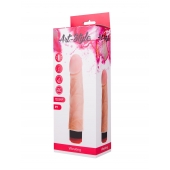 Вибратор с большой розовой головкой ART-Style №1 - 21 см. - Art-Style