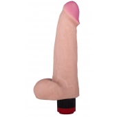 Вибратор реалистичной формы из неоскин - 18,6 см. - LOVETOY (А-Полимер)