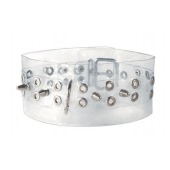 Прозрачный ошейник с шипами - Sitabella - купить с доставкой в Ноябрьске
