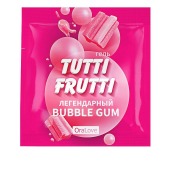 Пробник гель-смазки Tutti-frutti со вкусом бабл-гам - 4 гр. - Биоритм - купить с доставкой в Ноябрьске