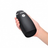 Черный перезаряжаемый мастурбатор для мужчин Pink Vibe - Pink Vibe - в Ноябрьске купить с доставкой