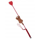 Стек с красным наконечником-сердечком - 70 см. - Sitabella - купить с доставкой в Ноябрьске