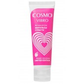 Возбуждающий гель на водно-силиконовой основе Cosmo Vibro с ароматом земляники - 50 гр. - Биоритм - купить с доставкой в Ноябрьске