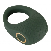 Зеленое эрекционное виброкольцо Luxurious Vibro Cock Ring - Orion - в Ноябрьске купить с доставкой