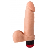 Гелевый вибромассажёр с розовой головкой - 16 см. - LOVETOY (А-Полимер)