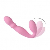 Розовый безремневой вибрострапон - 17,8 см. - SHEQU - купить с доставкой в Ноябрьске